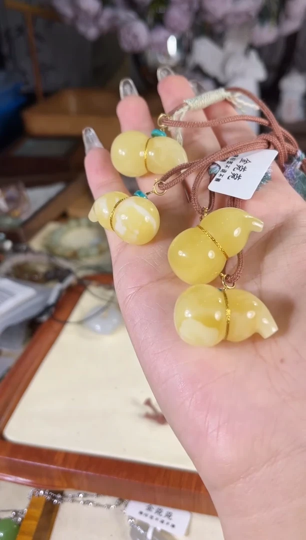 蜜蜡项链未镶嵌多样性发货其一孤品默认微瑕