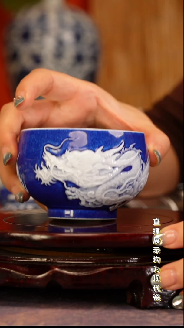 景德镇手工手绘陶瓷杯