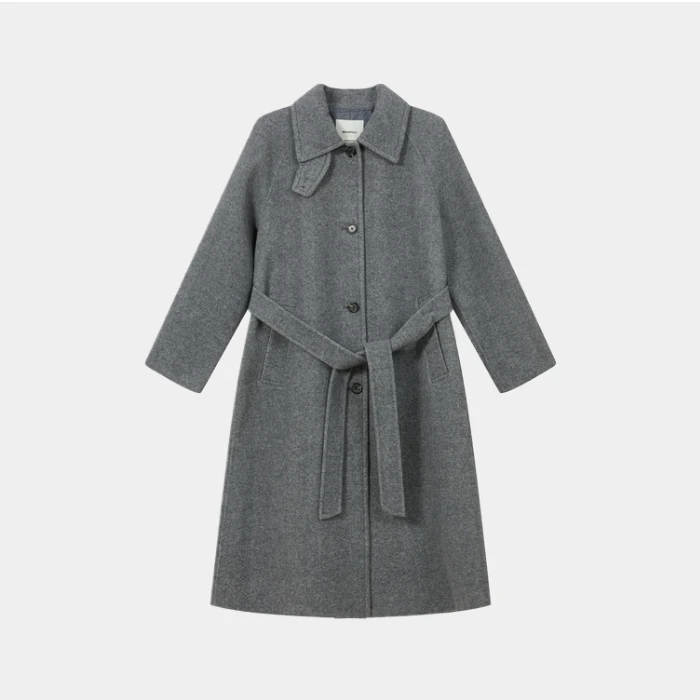 含山羊绒BEANPOLE滨波 2025年秋冬女士气质通勤时尚大衣BF5X30C14