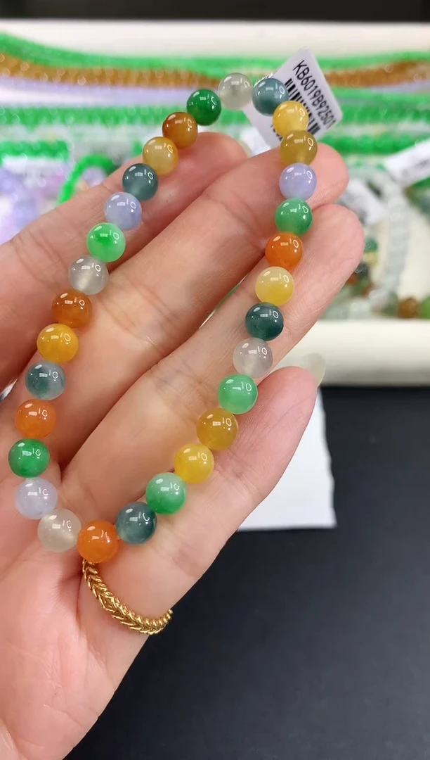 未镶嵌手串翡翠65|8800