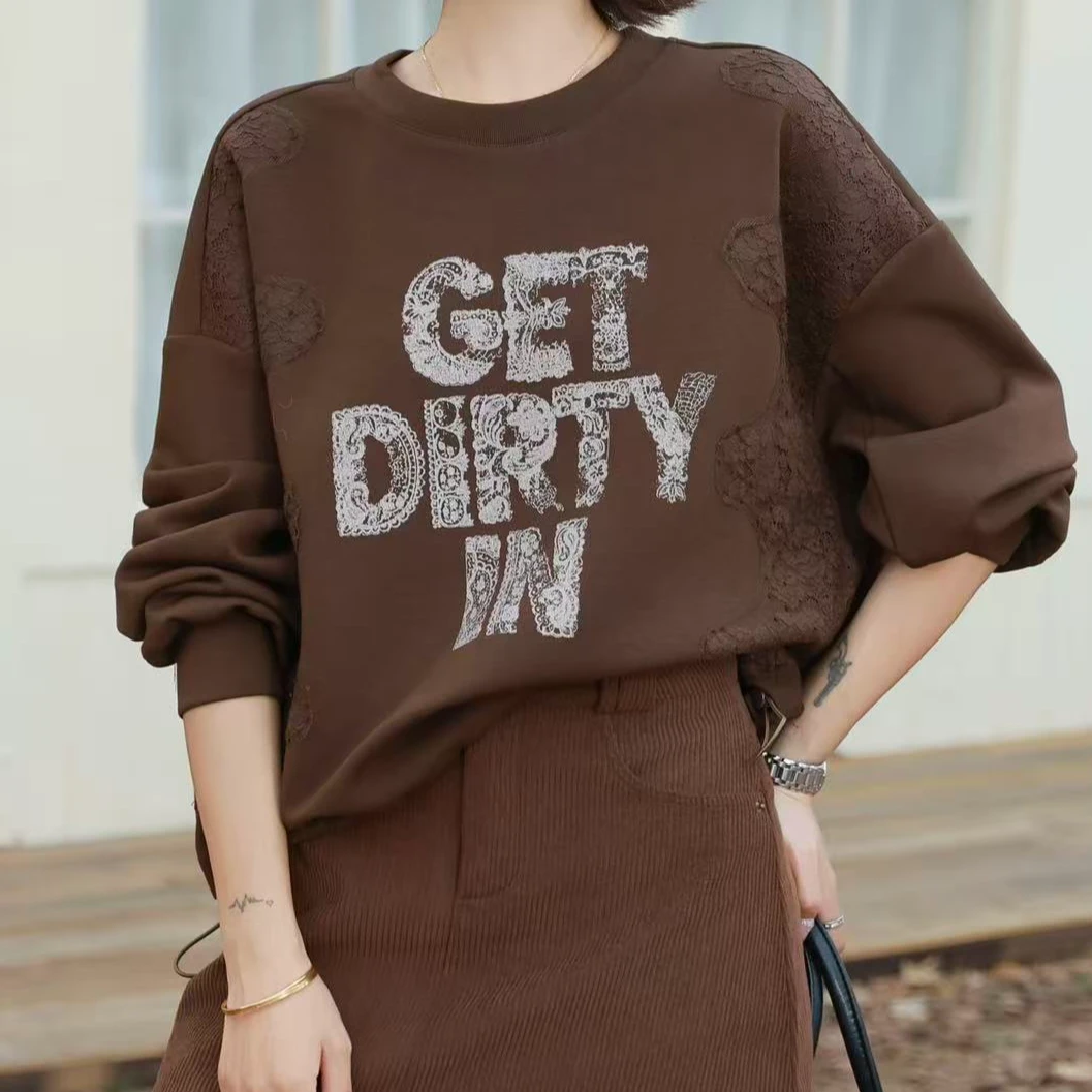 1105-01  女款百搭休闲气质时尚卫衣  CDCM  615