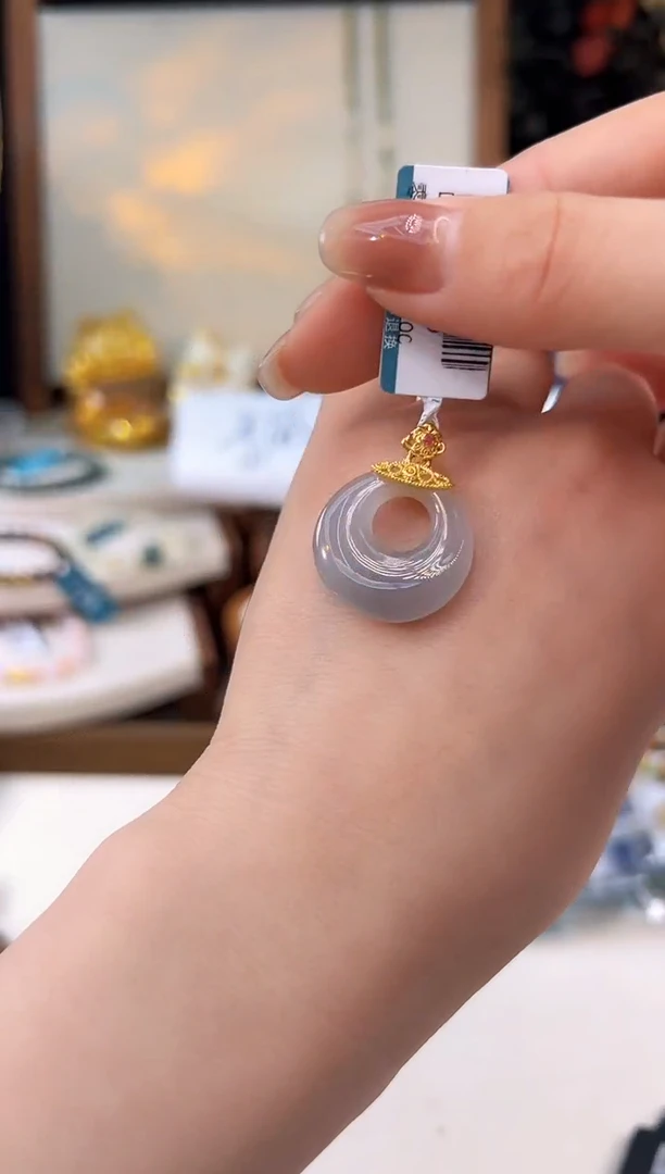 吊坠和田玉未镶嵌@@D921D016379