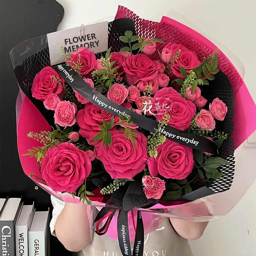 ❤花中贵族【弗洛伊德玫瑰苏菲宝贝花束】礼物送老婆女朋友老婆花束鲜花订花同城配送情人节鲜花小时达