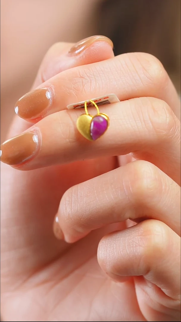 苏纪石（舒俱来）18K金镶嵌吊坠(不含链)4