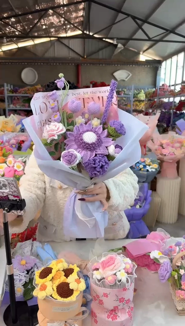 非遗手工花束，孤品清仓！！