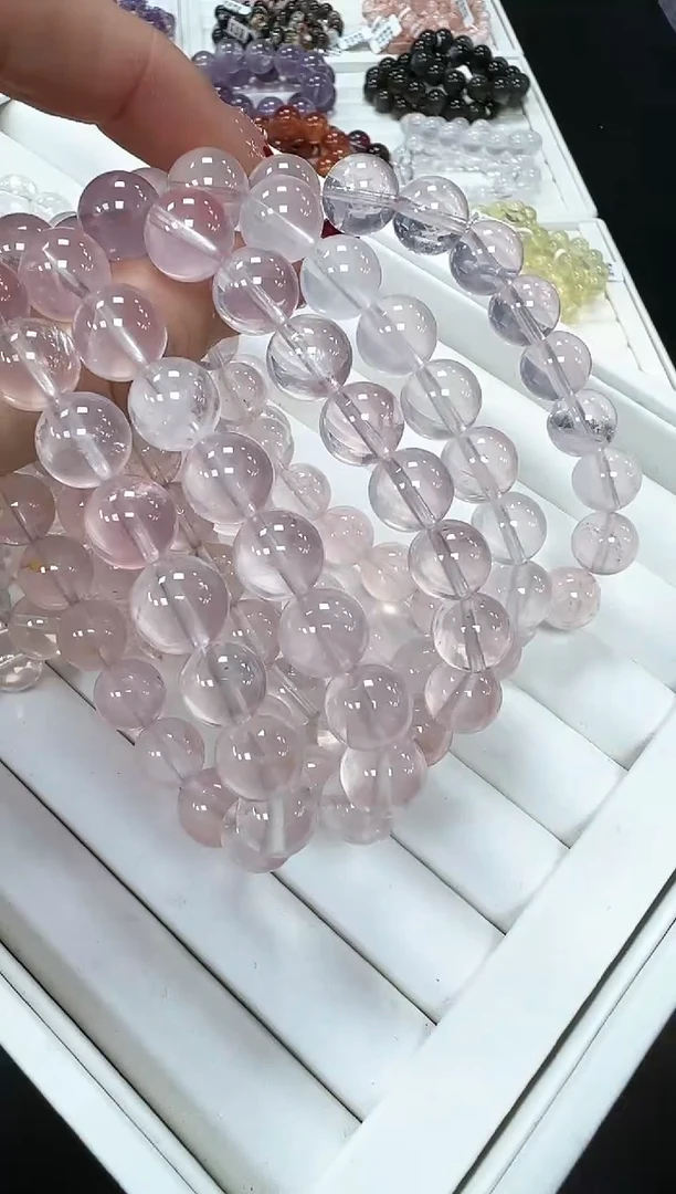 【闪购商品】水晶手串未镶嵌37f多样性发其一/1条9mm默认微瑕