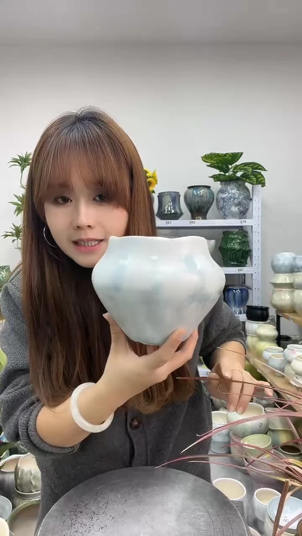 11.22陶瓷花盆直播链接高.    14  口11