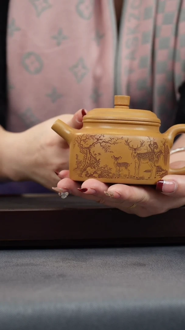 【闪购商品】紫砂茶壶黄金段 德钟