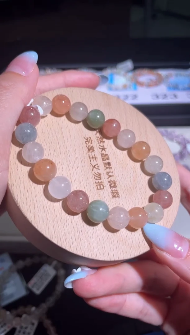 水晶手链未镶嵌320号多样性发货一K 9+