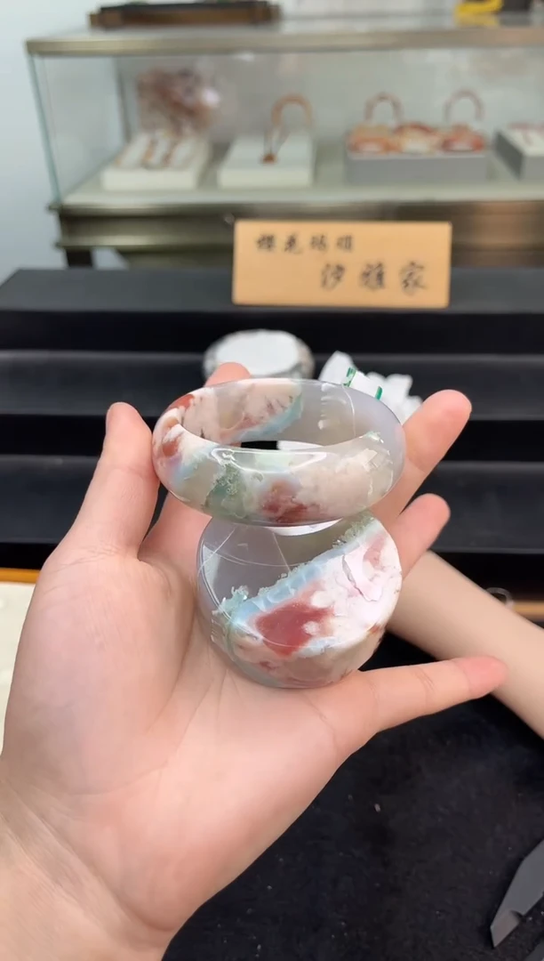 未镶嵌手镯石英质玉56圈口（赠品镯心）3S91263