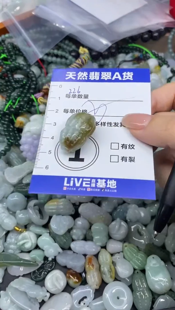 颈饰未镶嵌翡翠天然翡翠A货批量多样性发一件