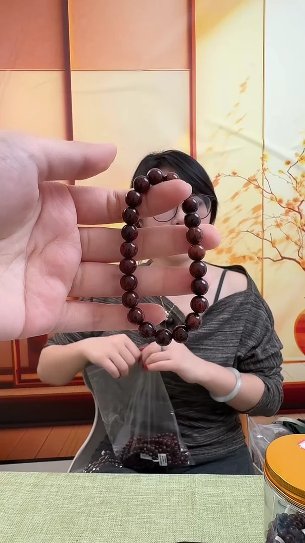 降真香手串/手链丽*0.8圆珠单圈香胆降真香