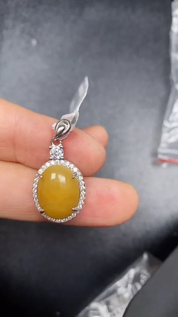 银S925镶嵌戒指翡翠3810