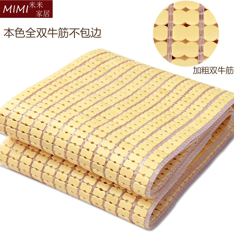 新款2025麻将凉席1.2m凉席1.5麻将席1.8米竹席子床垫折叠竹块凉席