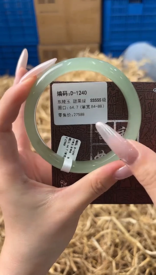 未镶嵌手镯石英质玉D-1240