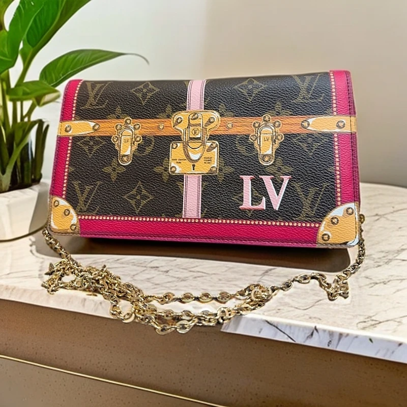 95新 LouisVuitton/路易威登  图案链条包 1228 0531