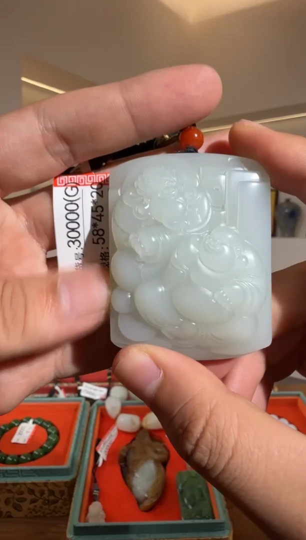 和田玉未镶嵌项链G