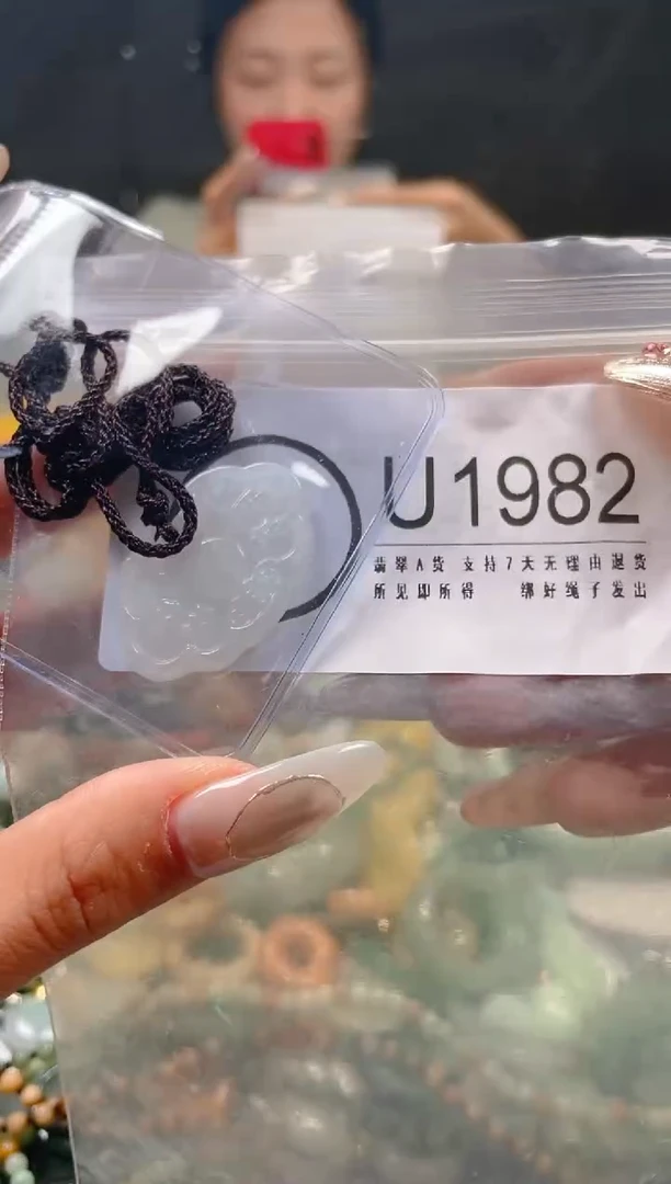 【闪购商品】翡翠颈饰未镶嵌/U/翡翠A货一图一物