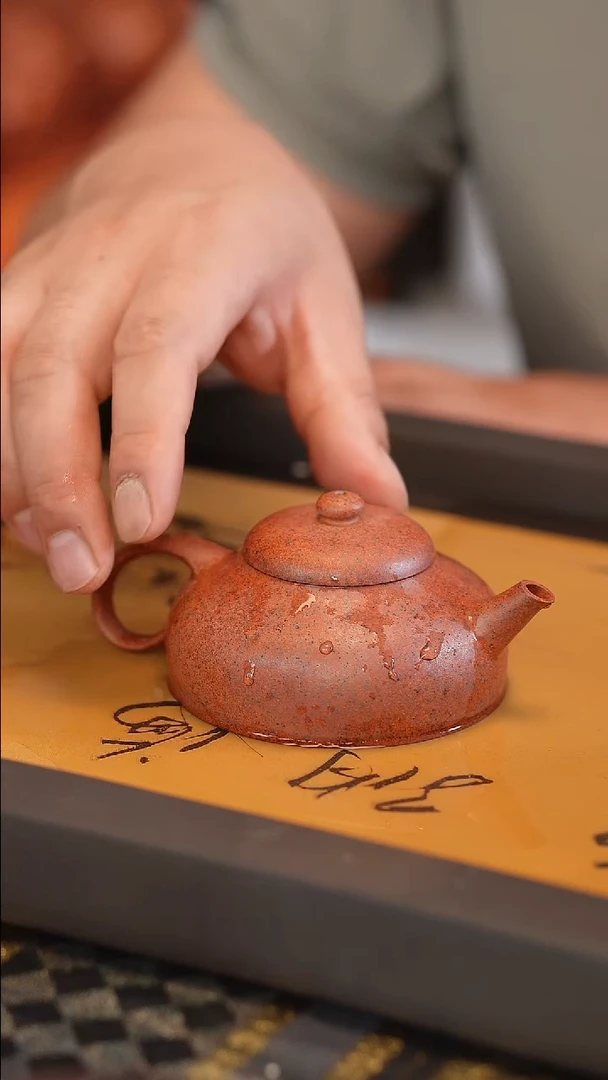 茶壶紫砂原矿手工制作