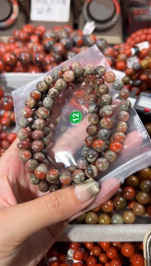 未镶嵌手串南红玛瑙8+