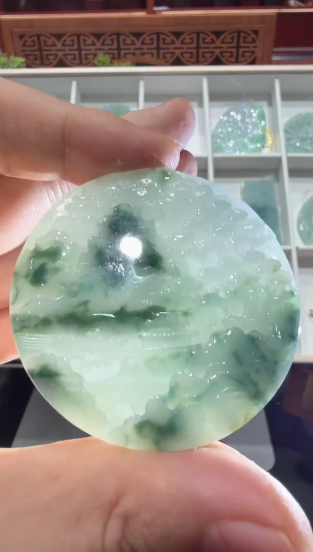 未镶嵌挂件翡翠A货翡翠多样性孤品