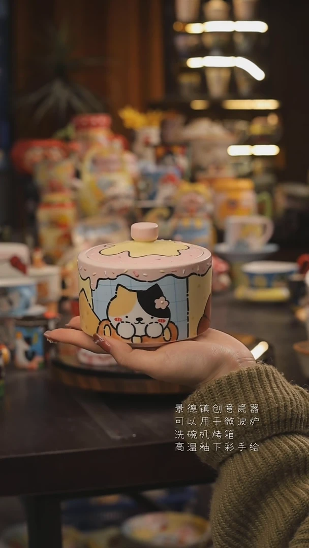 景德镇釉下彩绘设计师款式陶瓷