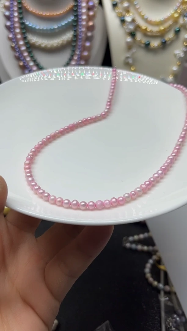 淡水珍珠未镶嵌颈饰多人