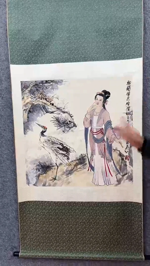 国画庄寿红-4平尺-人物轴