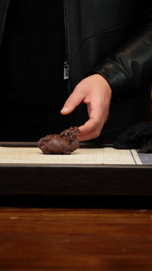 茶壶紫砂紫泥龙龟