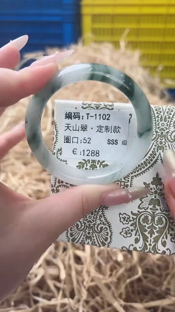 未镶嵌手镯石英质玉T-1102