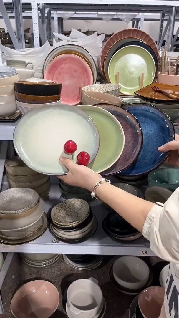 【闪购商品】瓷片外贸尾货微瑕满20包邮X4 小盘组合