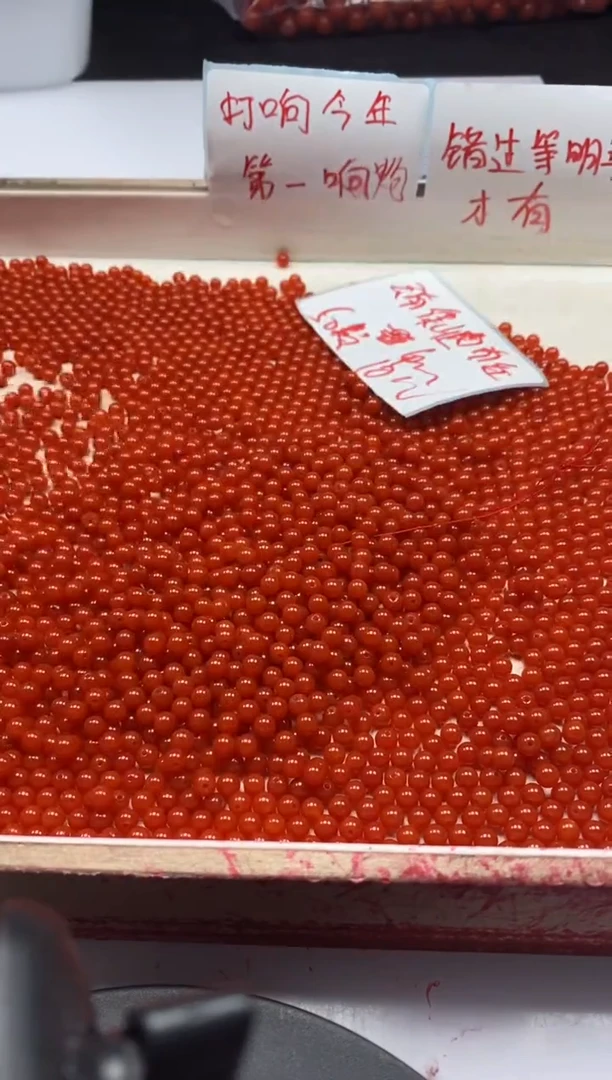 【闪购商品】南红玛瑙颈饰未镶嵌W2271满肉南红4mm*50颗