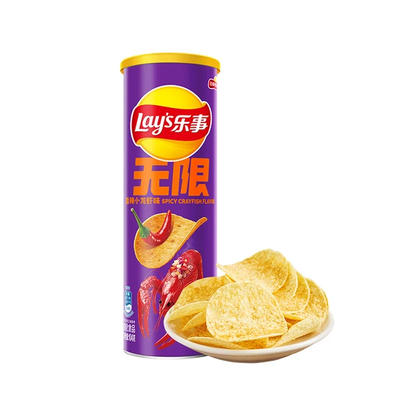 乐事薯片工坊辣椒粒薯片香辣小龙虾味 104g