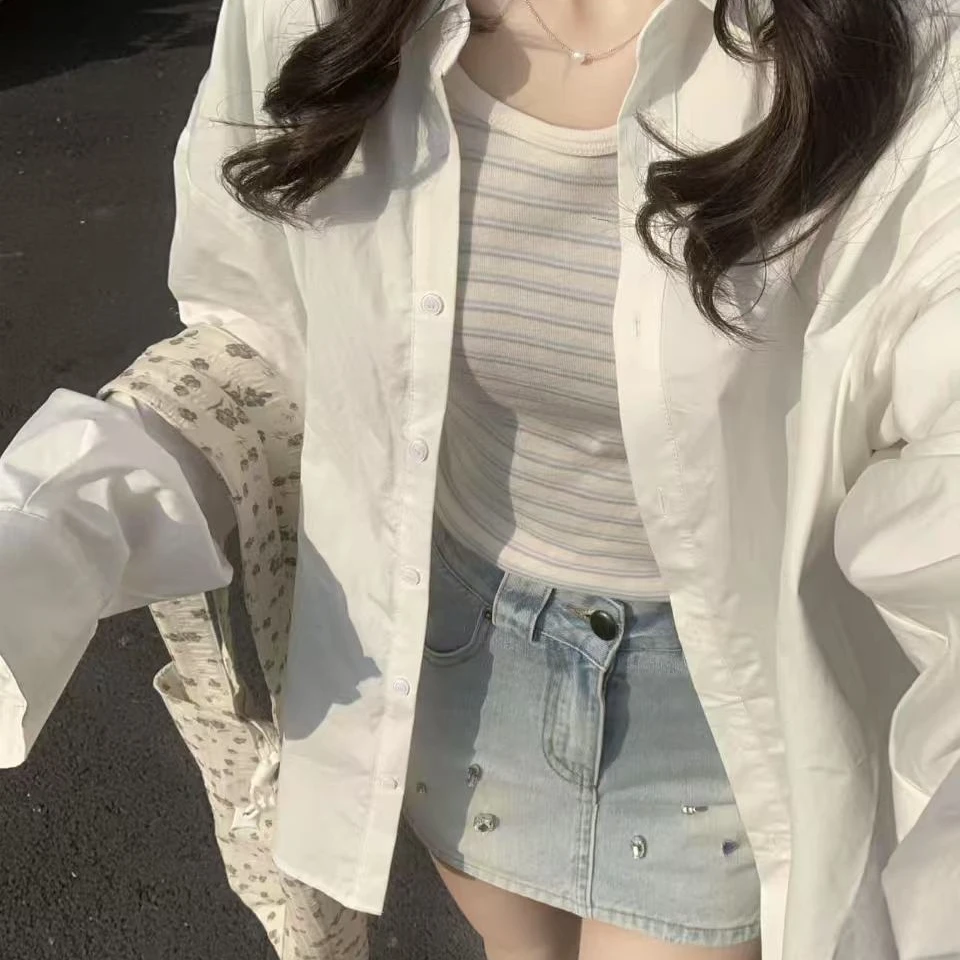 百搭时尚辣妹小衫常规衬衫杂款链接（以直播间实际过款为准）