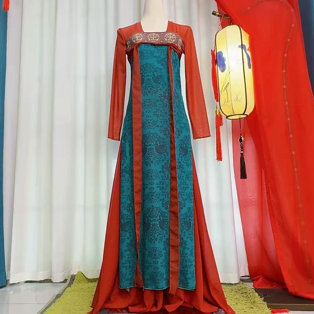 【碧郎福】古典舞舞蹈服新款弹力网纱上衣飘逸纱衣练功服中国舞民族