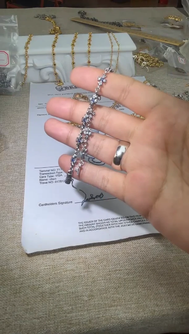 聚酯纤维18厘米银色蓝钻++0000