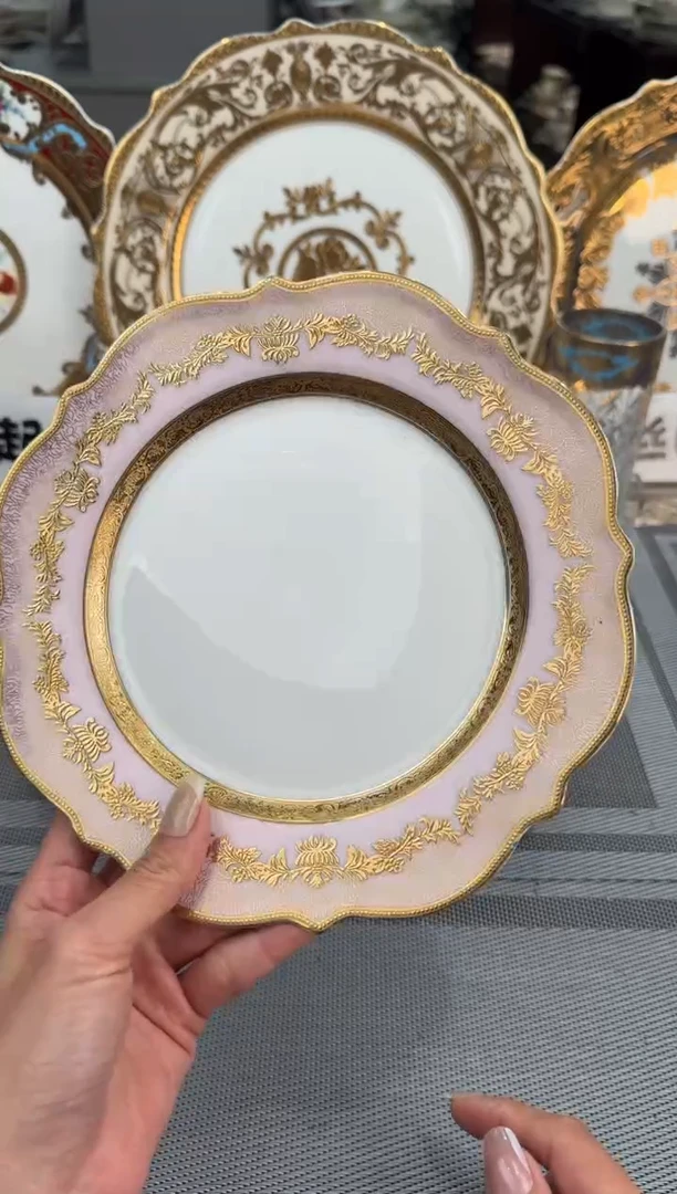 【闪购商品】瓷片8寸平盘2个  福利价  福利价