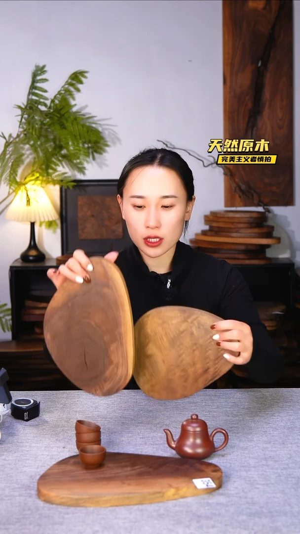 木北美黑胡桃原木.干裂疤结不属于商品质量问题完美主义者慎拍