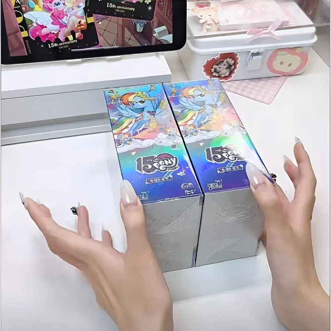 小马宝莉卡片辉月第八弹一整盒非重塑稀15周年纪念卡女孩公主玩具