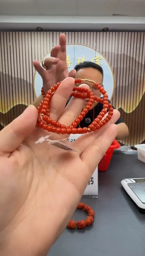 未镶嵌多圈南红玛瑙032ZB1226产品一个