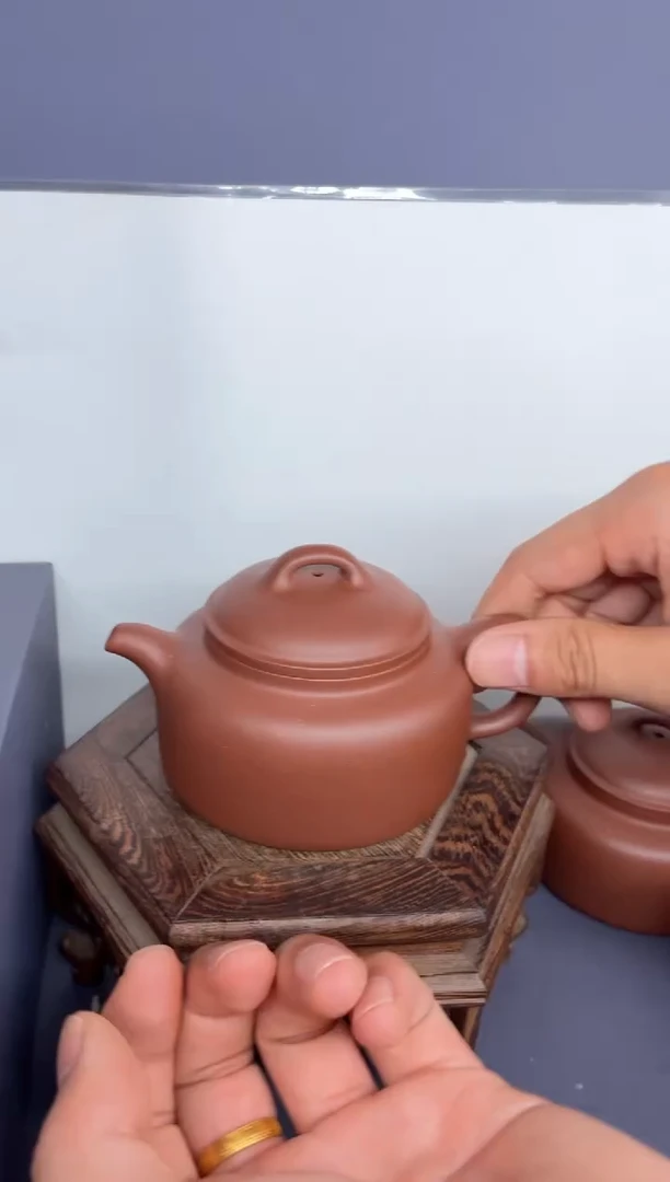 茶壶紫砂底槽清 过桥扁钟