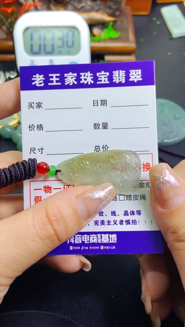 【闪购商品】翡翠颈饰未镶嵌凤凰