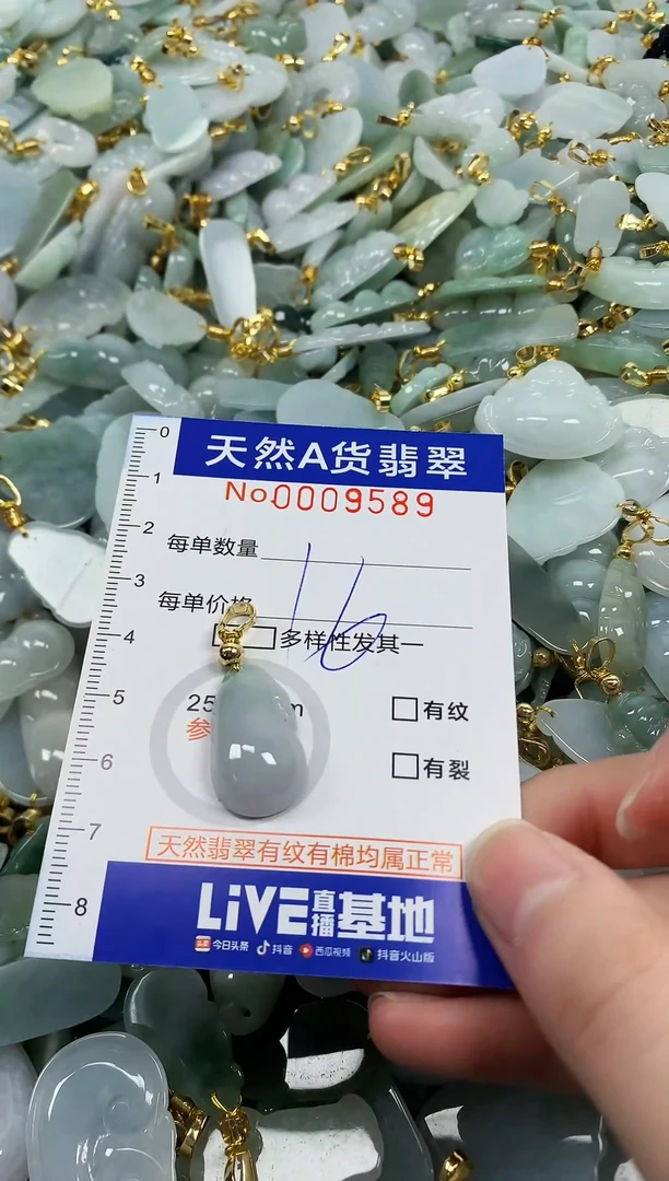 颈饰未镶嵌翡翠纯天然a货翡翠