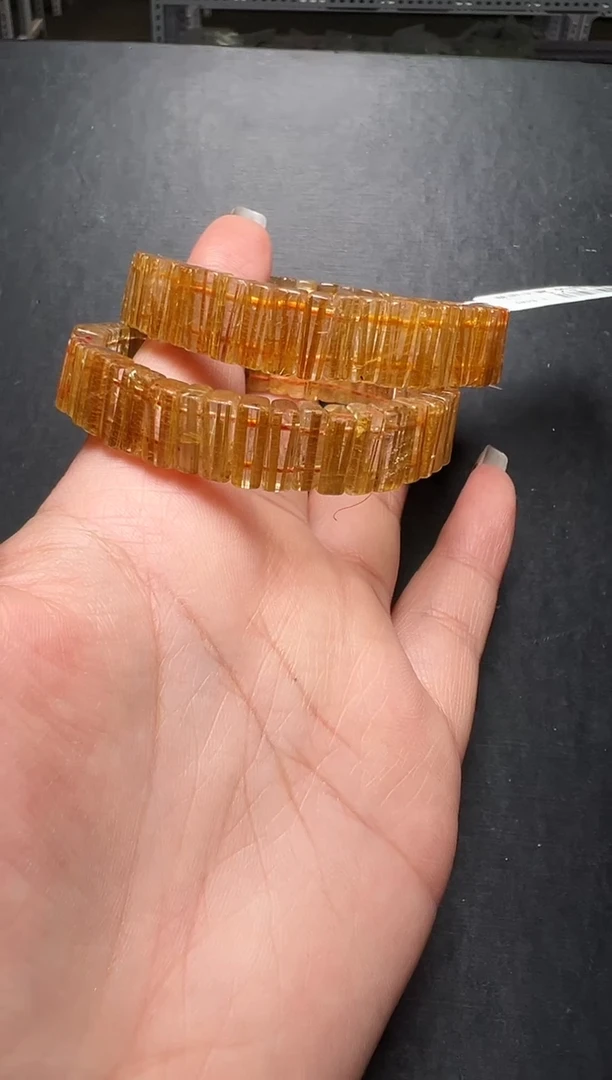 未镶嵌手串水晶钛晶手牌  26-31g JP56671 多样性发一