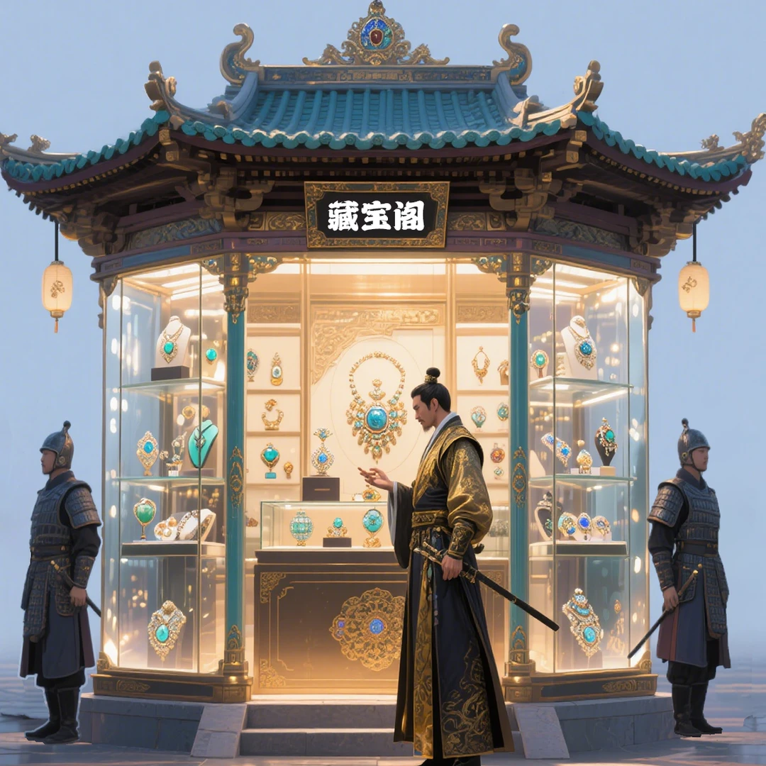 开封万岁山武侠城冰箱贴文创礼品景点建筑创意礼物送朋友