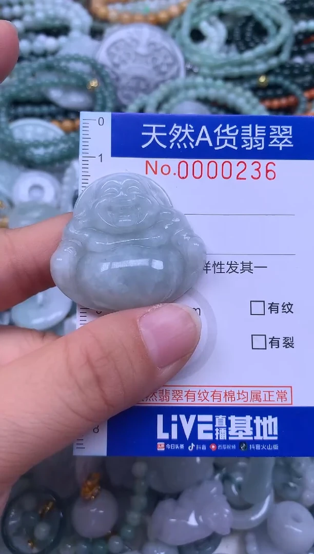 颈饰未镶嵌翡翠天然翡翠