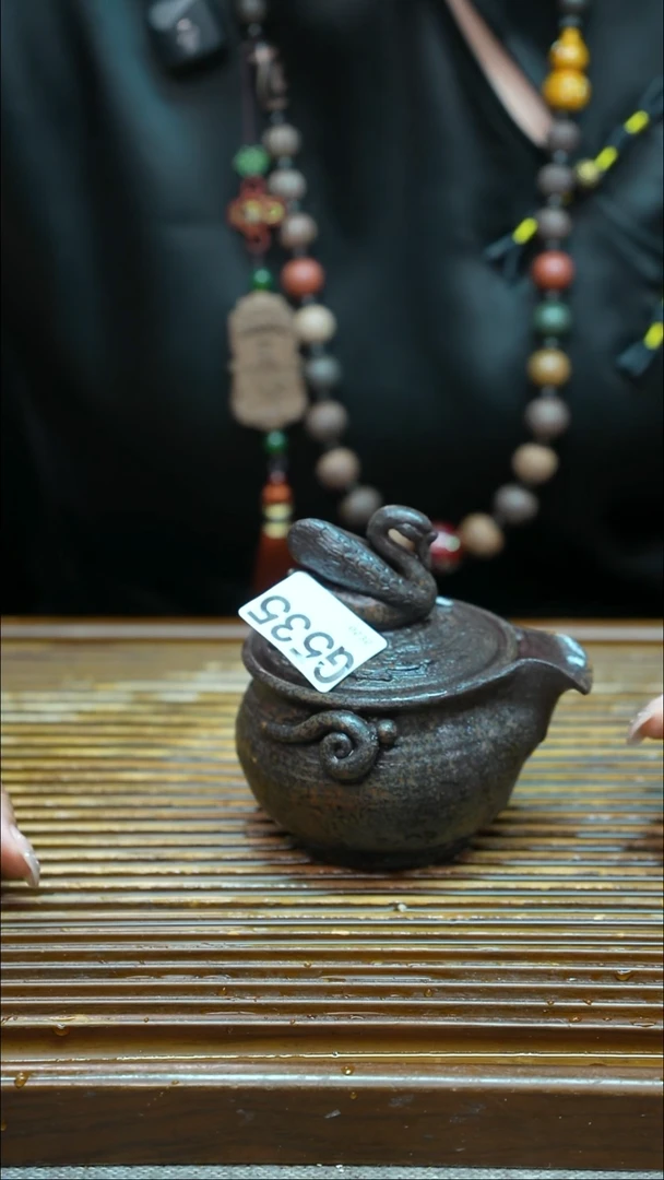 万古烧粗陶手工茶具