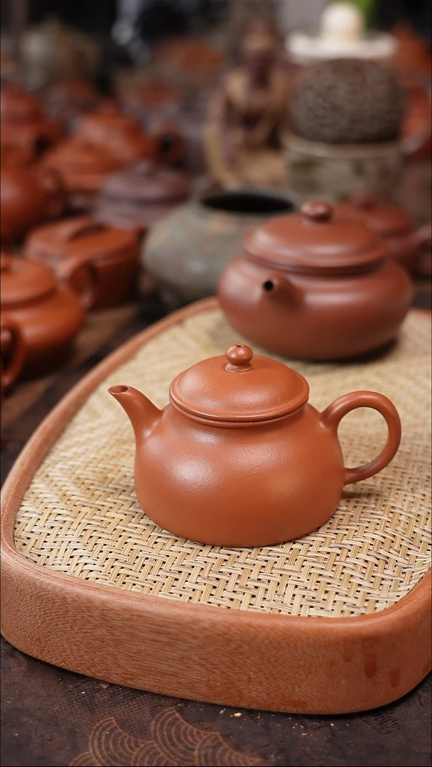 茶壶紫砂鼻****路半手工朱泥怀隐壶