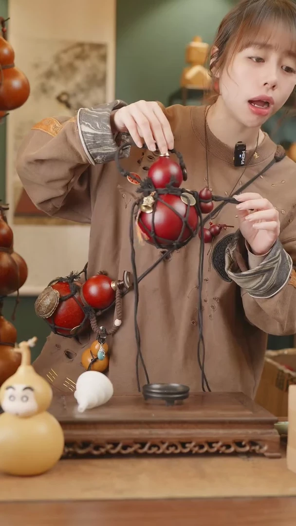 【闪购商品】66号精品天然大漆工艺防渗内胆酒葫芦~