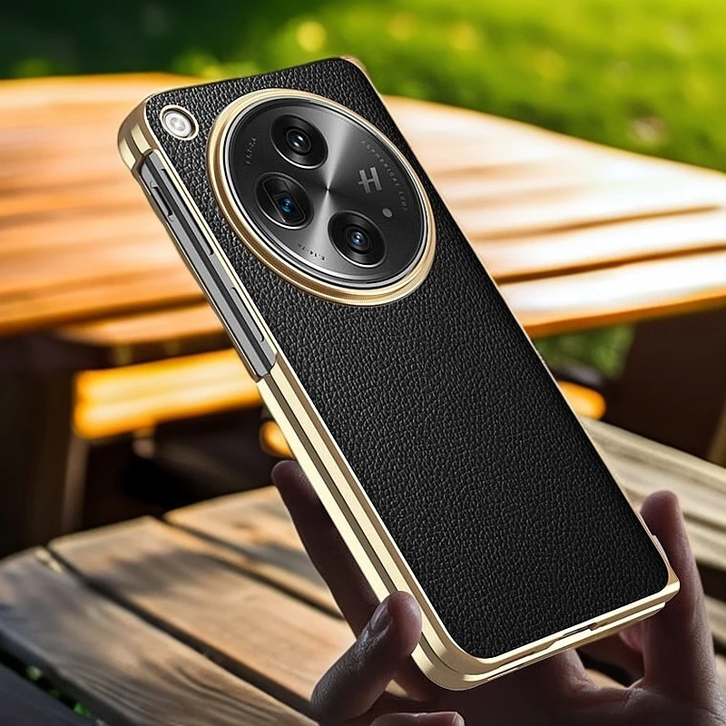 OPPOFindN3高档真皮折叠屏手机壳轻薄全包防摔奢华适用findn3皮套